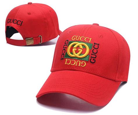 red gucci hats|Gucci hats for men.